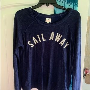 Sundry lightweight navy sweatshirt ⛵️Sail Away